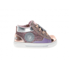 Falcotto Sneakers Glitter παιδικο Shin Zip 001201905406-1M21 ροζ
